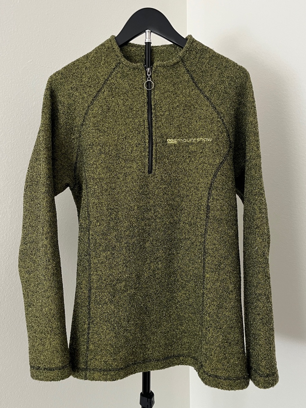 🏔️ Mount Snow Vermont Women’s XL Quarter Zip Fleece Pullover